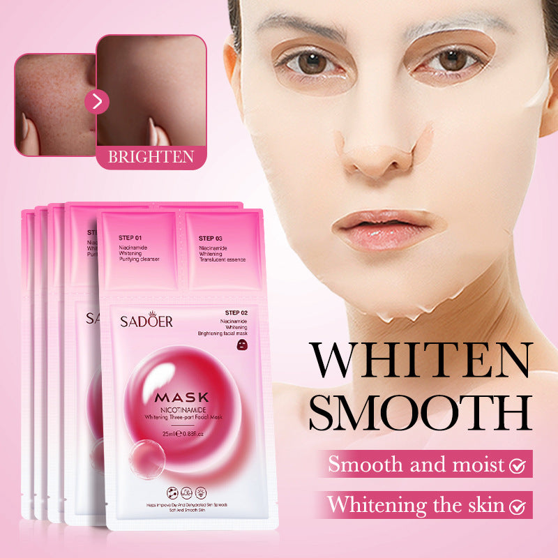 Trilogy Mask SADOER Hyaluronic Acid Firming Acne Removal Hydrating Beauty Mask Cross-Border Wholesale