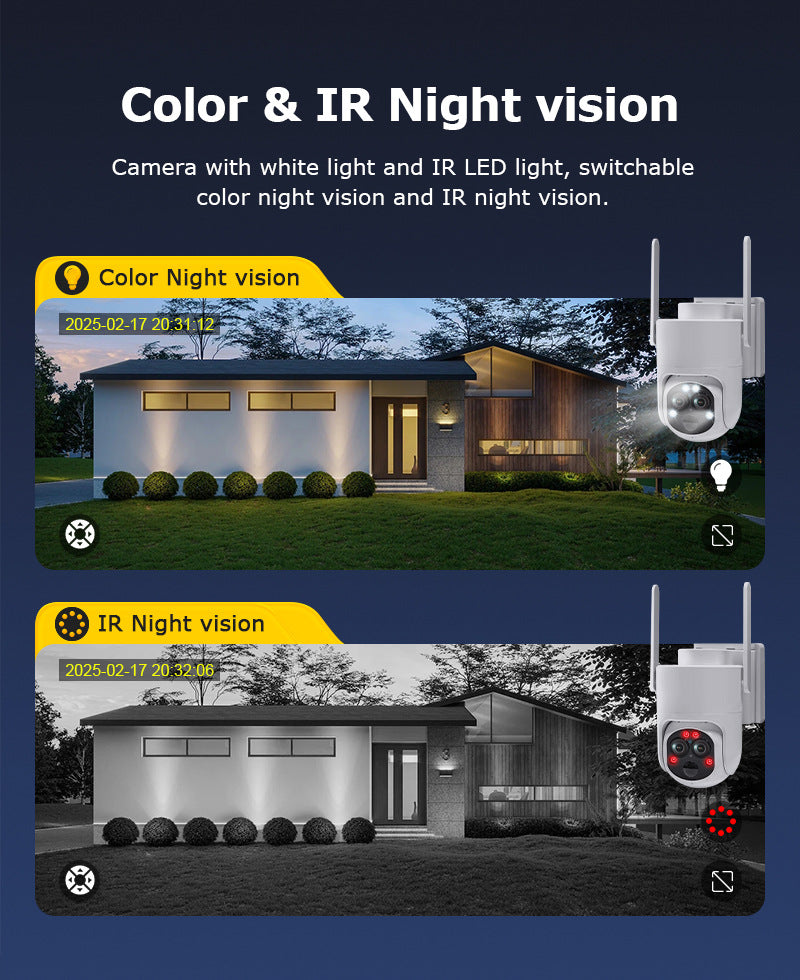 Exclusive Supply4G Solar Camera Outdoor Binocular Dome Camera 12High Zoom Low Power Consumption Manufacturer Direct Wholesale