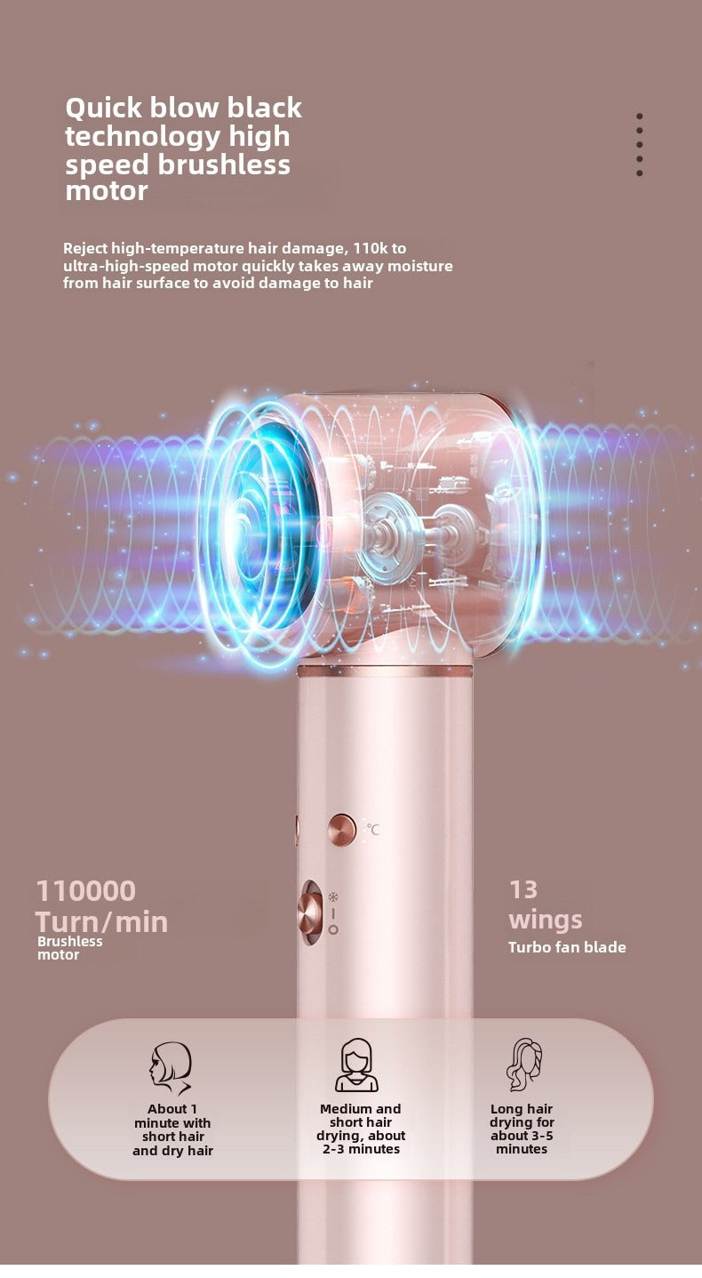 high-power hair dryer negative ion home electric hair dryer Fully Automatic Curling Iron Silent High-Speed Hair Dryer