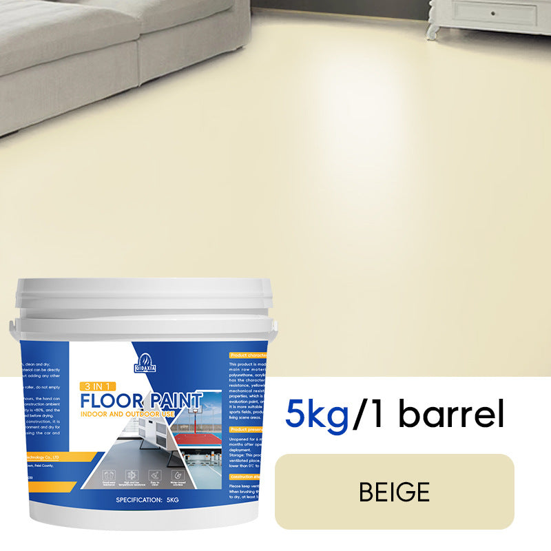 Home Floor Paint Three-in-One Epoxy Floor Paint Cement Floor Water-Based High Solid Wear-Resistant Resin Southeast Asia Environmental Protection