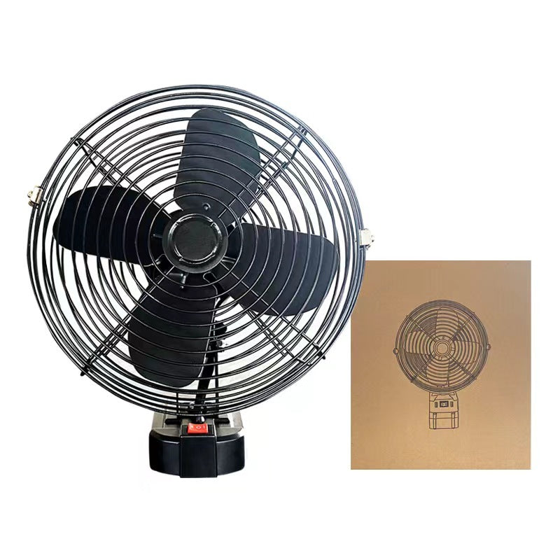 21V Cordless Rechargeable Electric Fan Outdoor Lithium Electric Fan Portable Makita Interface Camping Artifact
