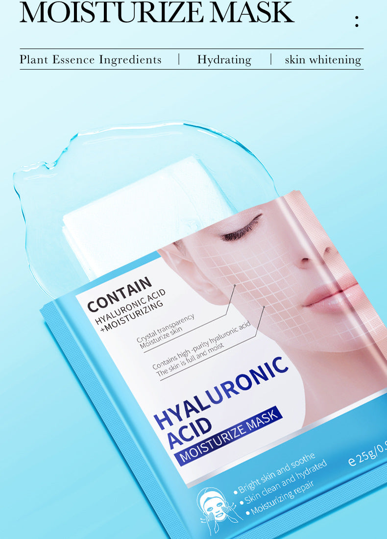 Foreign Trade  BIOAOUA Hyaluronic Acid Moisturizing Mask Moisturizing Brightening Hydrating Mask Skin Care Products Genuine Wholesale