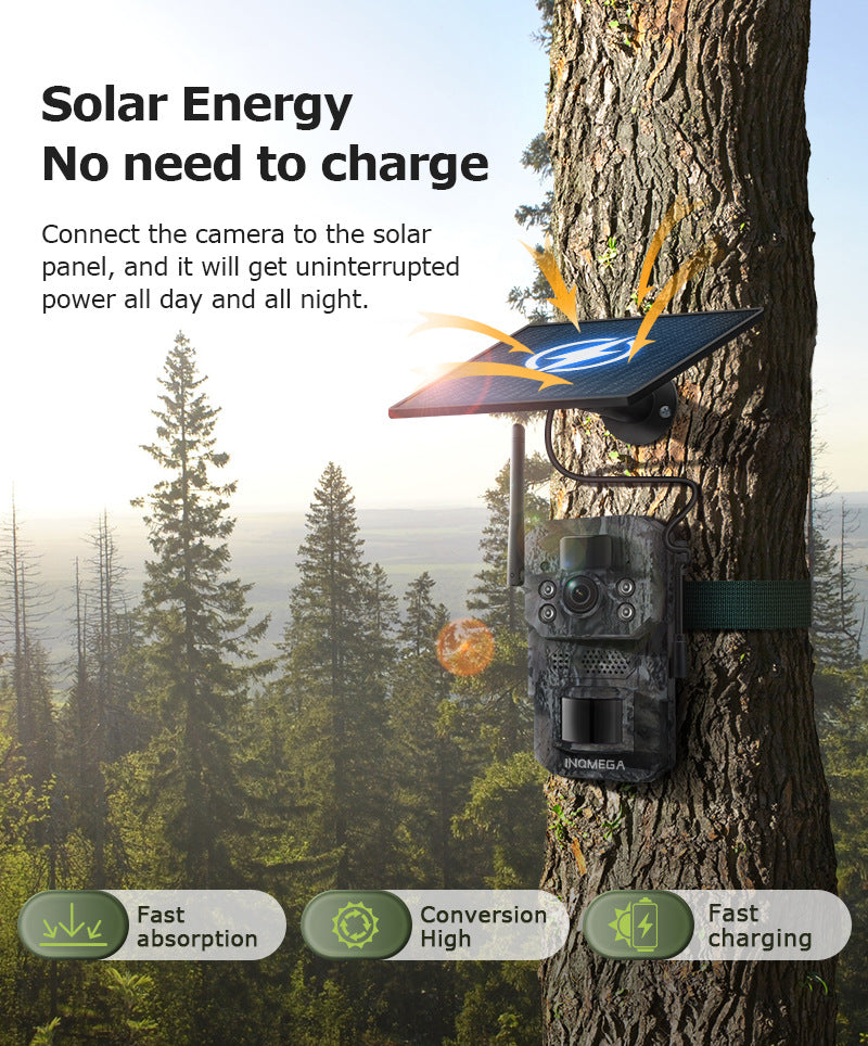 Private Model Outdoor Camouflage4G Solar-powered Camera GPS Positioning Hunting Camera Remote HD Camera