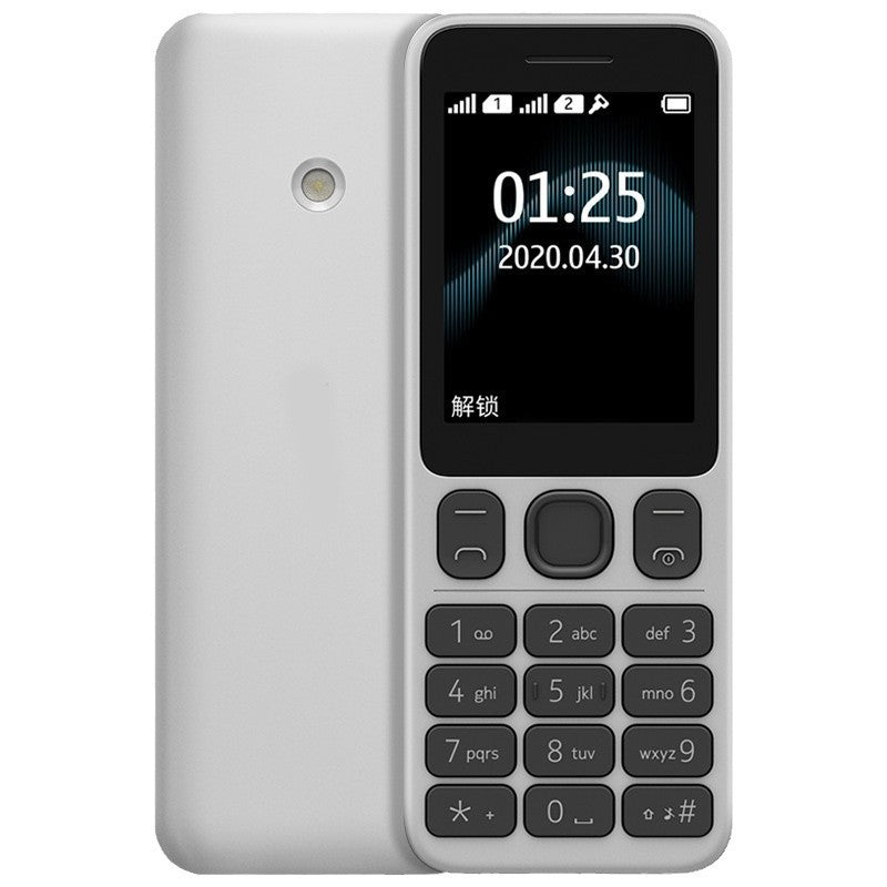 Straight button elderly phone125Quad-band non-smartphone GSM Dual Card2G Elderly Student Device