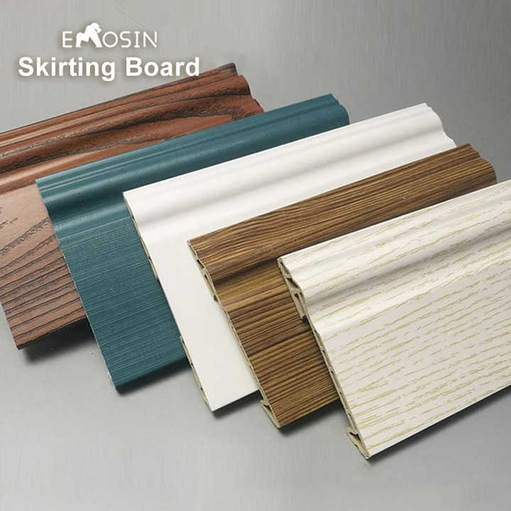 Competitive HDF MDF Fiberboard/Plastic/Pvc/Spc Flooring Accessory Skirting