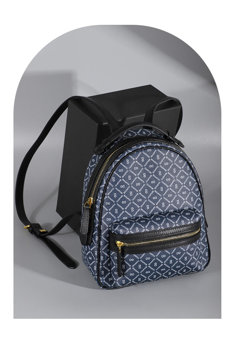 Trendy Fashion Bag for Women New Printed Handbag Retro Personality Stylish Color-Block Simple Shoulder Bag for Women
