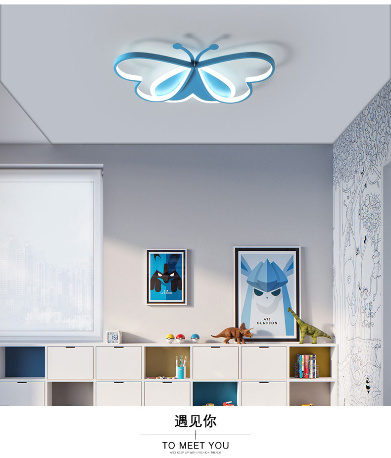 Children's Lamp Eye Protection Cartoon led Ceiling Lamp Boys Girls Kindergarten Lamp Iron Art Room Bedroom Lamp Wholesale