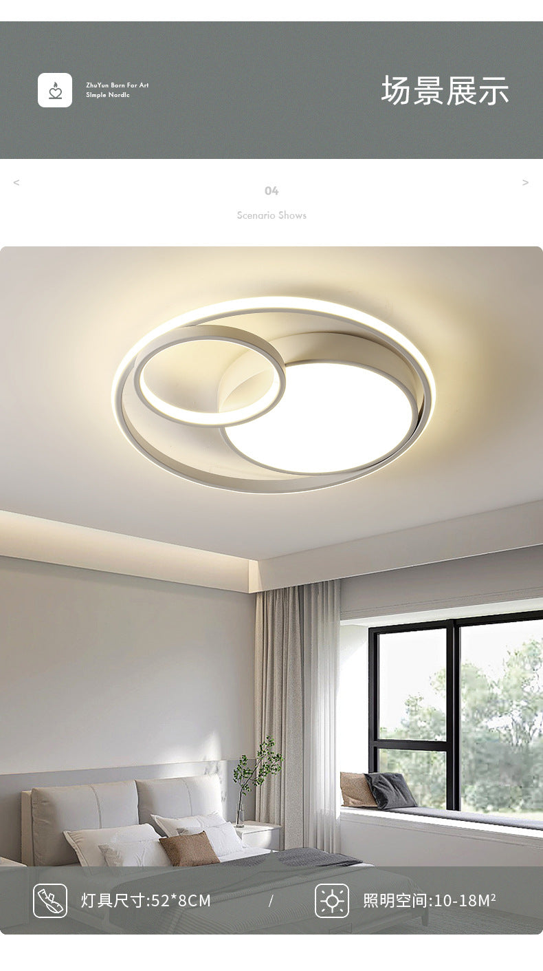 2025New master bedroom ceiling lamp modern simple cozy romantic led Living Room Lamp Creative Dining Room Room Bedroom