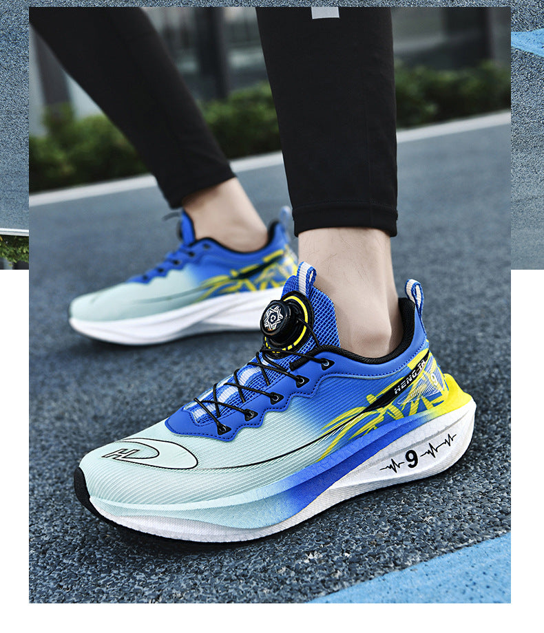 Red Rabbit9pro Racing Carbon Plate Running Shoes Breathable Mesh Sports Training Shock Absorption for Older Children and Adults Non-Slip Athletic Shoes
