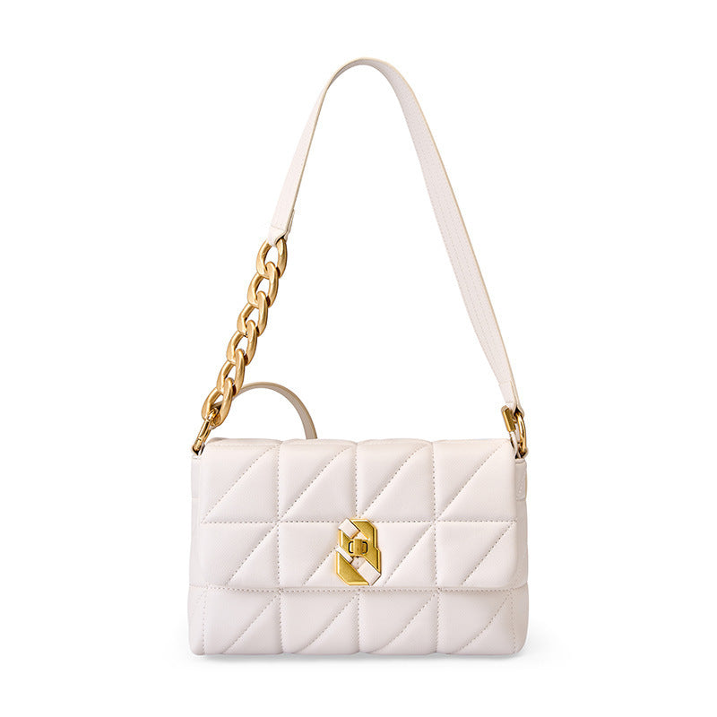Niche Design Quilted Chain Underarm Bag for Women New Commuter Bag Single Bag Fashion Versatile Crossbody Bag Women's Bag