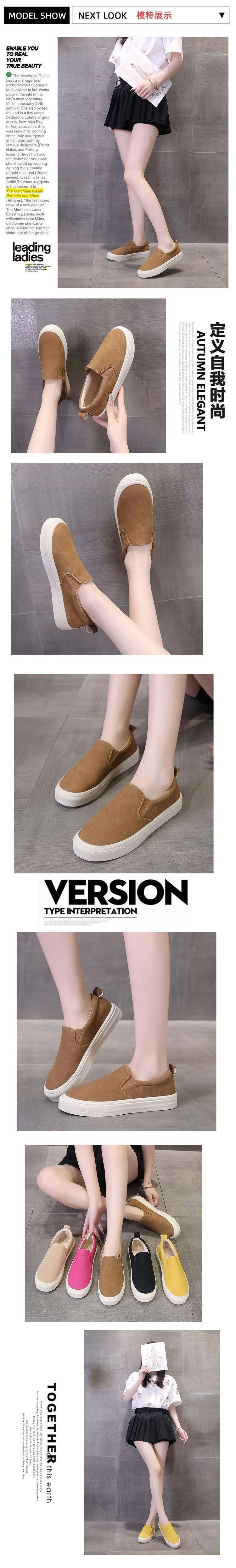 Men's and Women's Lightweight Single Shoes, Women's Spring and Autumn New Soft Sole Non-Slip Slip-On Lazy Shoes, Versatile Loafers