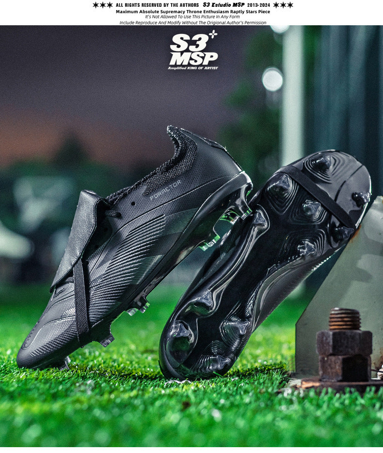 World Cup Football Shoes Men's New Style Grassland Competition AG Spike TF Broken Nails Adult Youth Student Sports Training