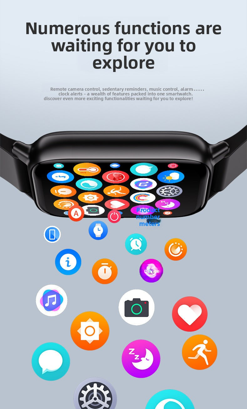 New Private Model h20Smart Watch Multi-Dial Bluetooth Call Sports Bracelet In Stock Ultra-Long Battery Life Sports