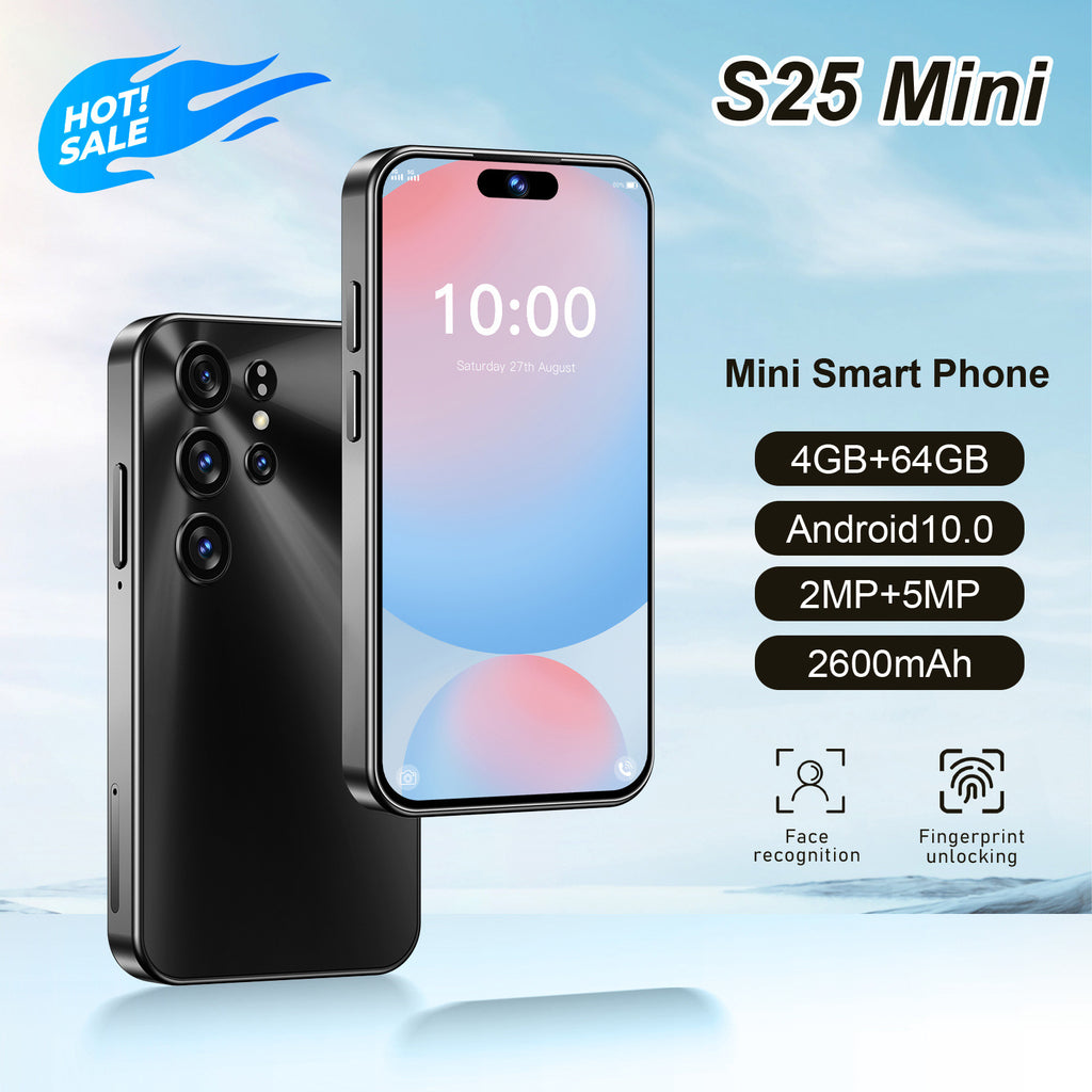 Hot Sale S25 Mini Mini Smartphone4+64G All-Network Dual-SIM Dual-Standby Android mini Mobile Phone