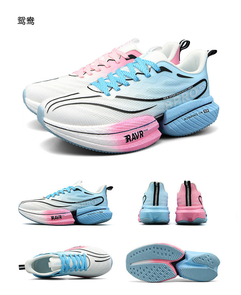 Red Rabbit8pro Carbon Plate Running Shoes Autumn Mesh Ultra-light Breathable Sports Shoes Men and Women Couples All-match Casual Running Shoes