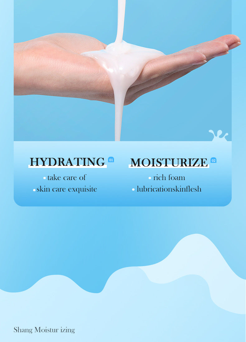 Milk Body Wash SADOER Hydrating, smooth, clean fragrance body wash for cross-border foreign trade wholesale
