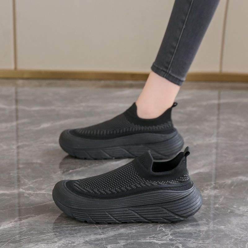 Women's New Spring and Autumn Breathable Versatile Slip-On Casual Shoes with a Soft Cushioning Feel