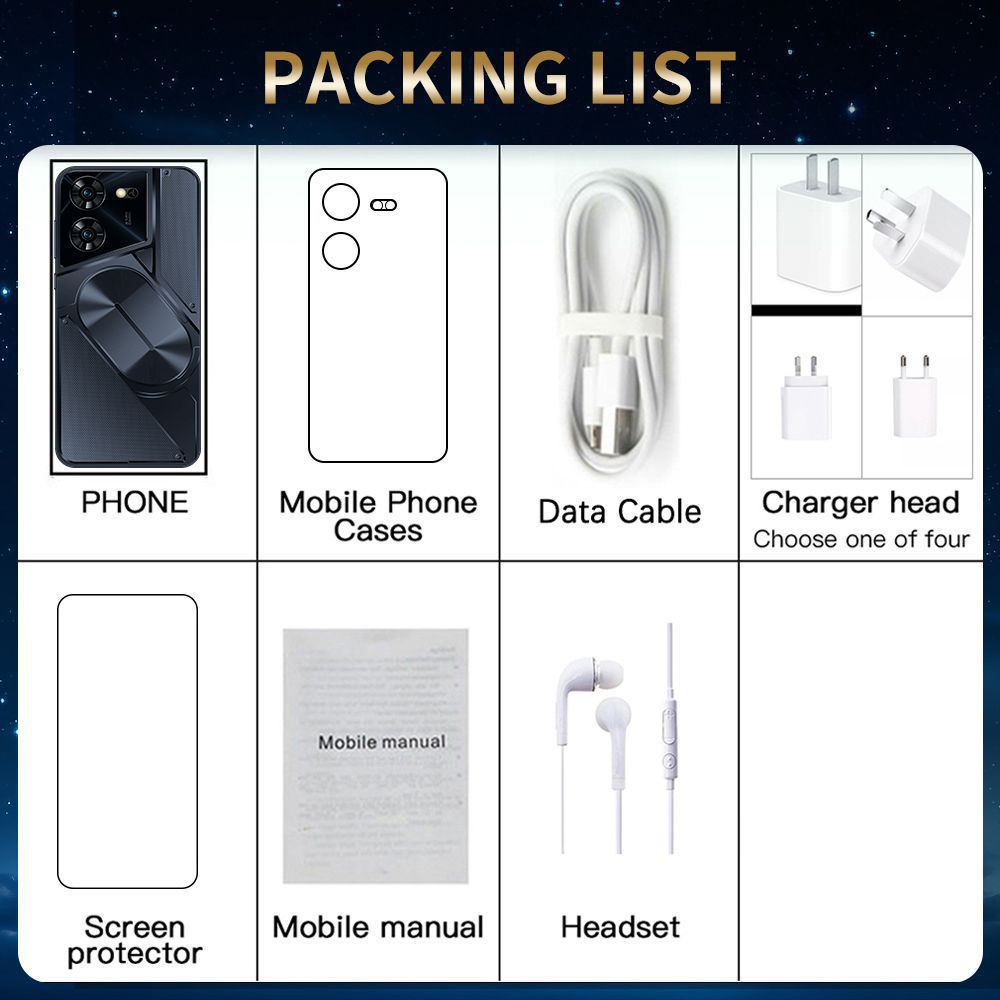 Brand new phone Pova5Pro Super Large Screen16+1T Android Smartphone Source Factory Price