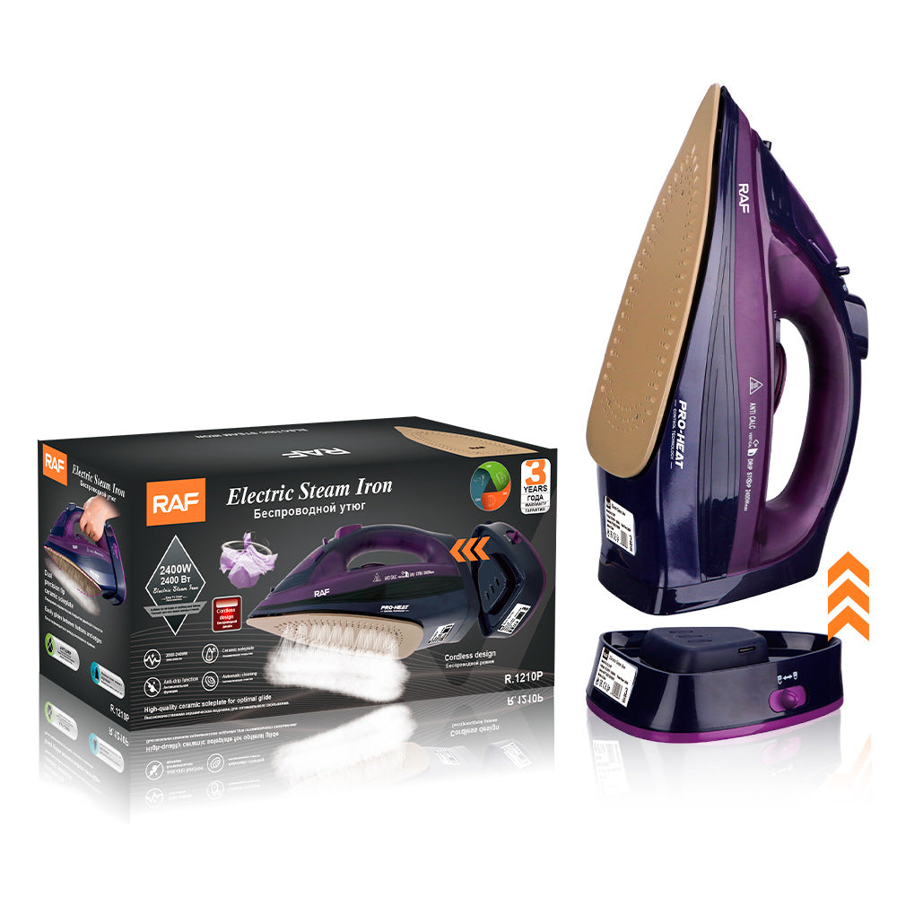 EU Standard Electric Iron Household Handheld Wireless Wired Steam Electric Iron Ironing Machine for Clothes R.1210