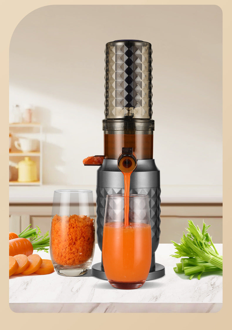Gift Juicer with Pulp Separator for Home Use, Large Caliber, No Cutting Required, Commercial Grade, Fruit and Vegetable Juicer