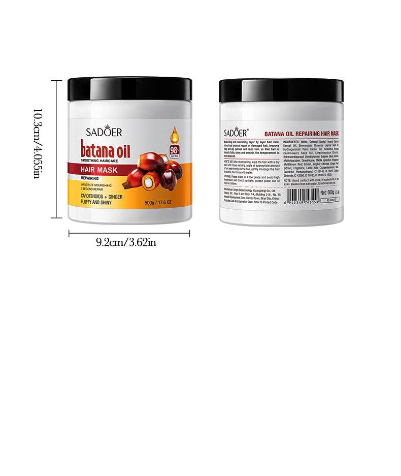Batahana Hair Mask SADOER Scalp Soothing Smooth Conditioner Cross-Border Wholesale