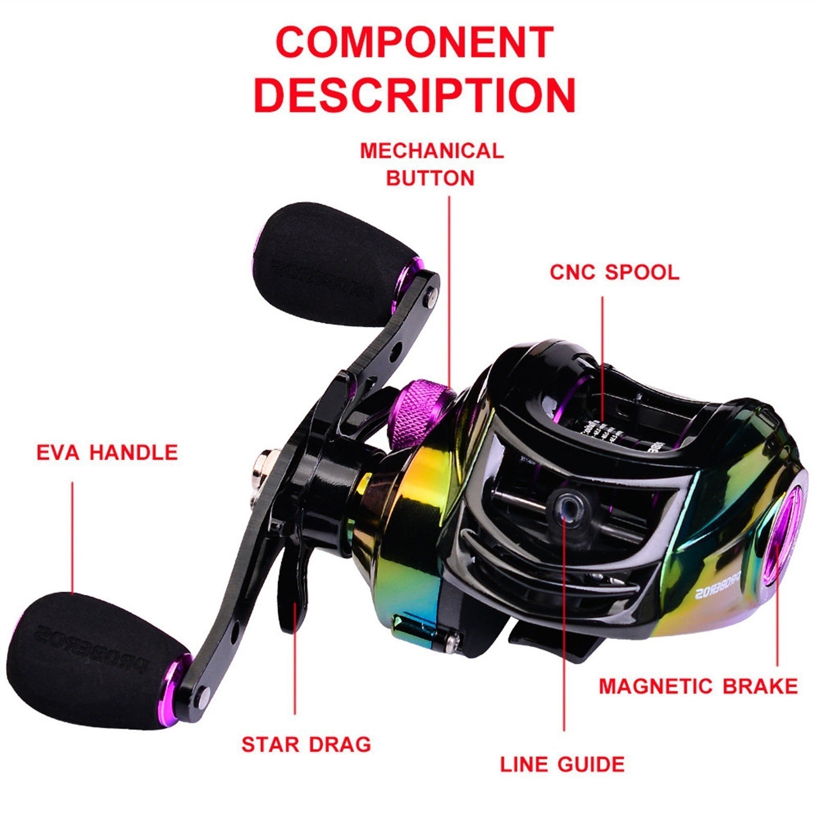 E-commerce Portable Telescopic Lure Rod Set Straight Handle Gun Handle Fishing Gear Combo FBA Overseas Warehouse Fishing Gear