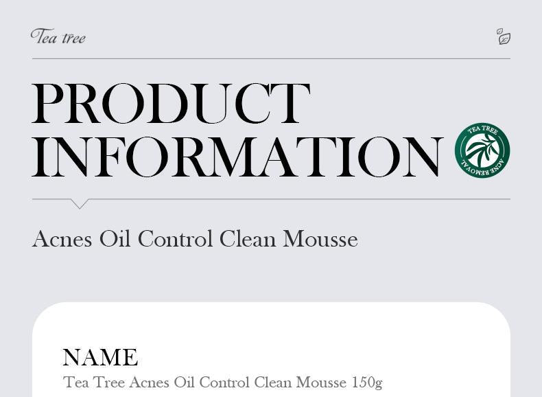 Full English Tea Tree Skincare Set SADOER Cleansing, moisturizing, hydrating five-piece set for  foreign trade wholesale