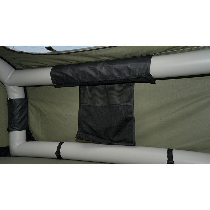 Outdoor Camping Inflatable Car Roof Tent Waterproof Sunproof Breathable Car-mounted Camping Travel All-season Universal