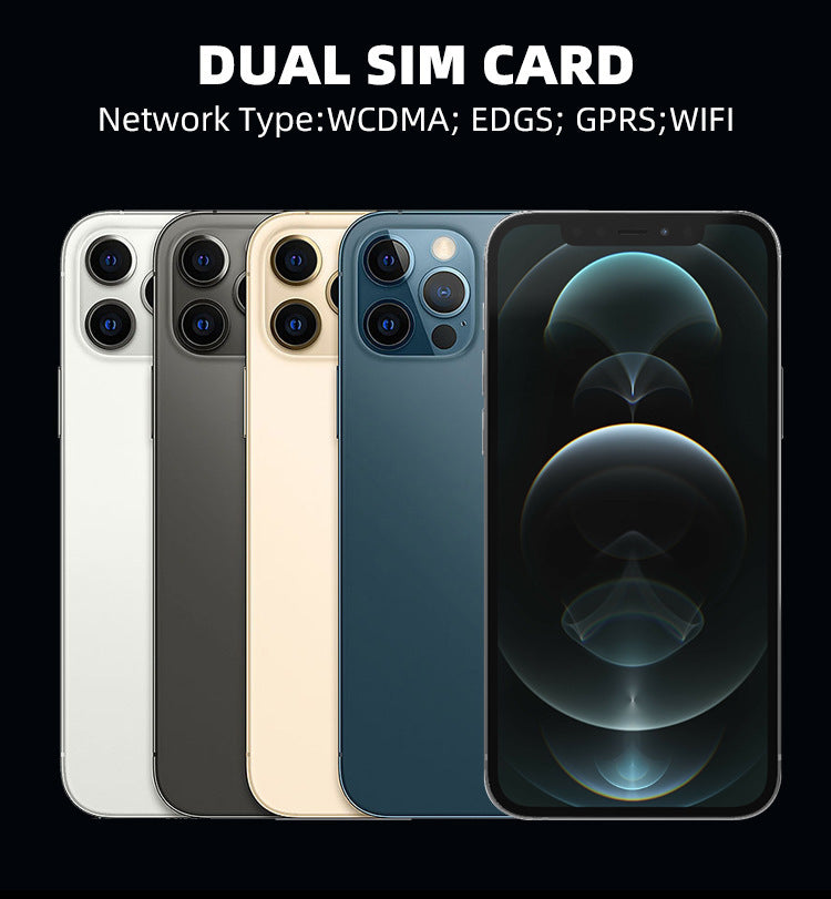 Exclusively for Mobile Phones Ai12Promax Overseas Mobile Phones6.7Inch8+128Full Screen Display ios Smartphone