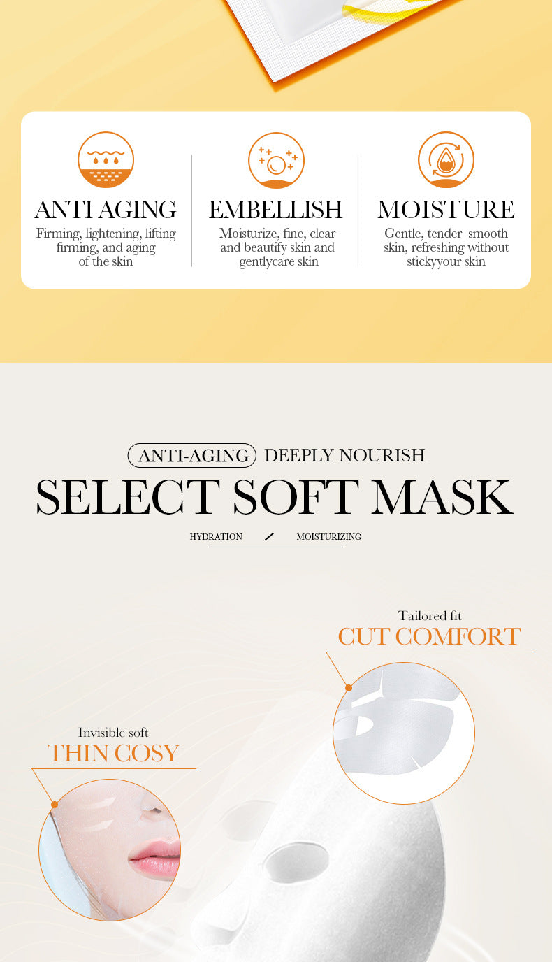 Full English Mask30gBIOAOUA Honey Hydrating Pearl Moisturizing Rose Snail Moisturizing  Foreign Trade Wholesale