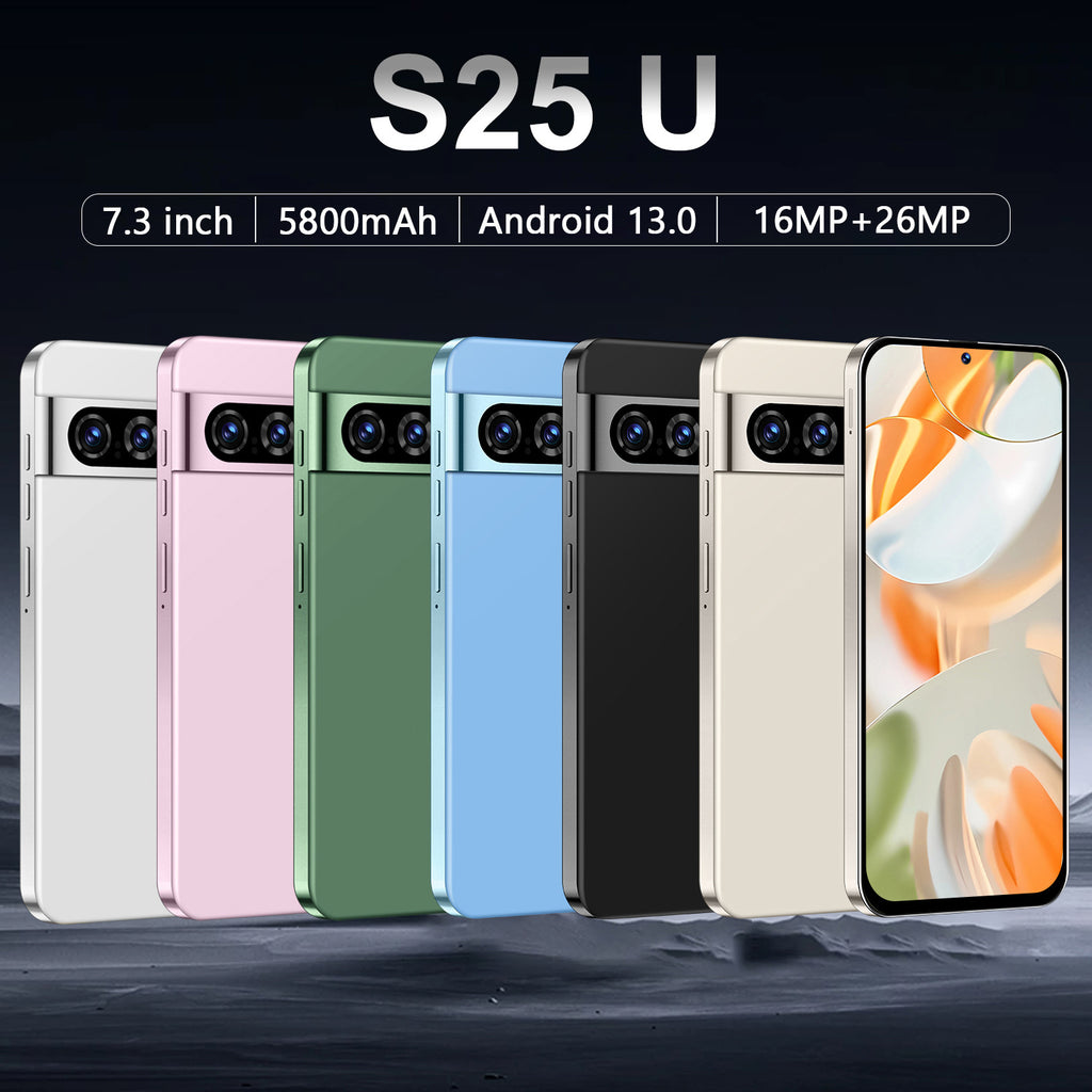 Hot-Selling Smartphones S25U Factory in stock7.3Inch16G+1T Android All-in-One Device