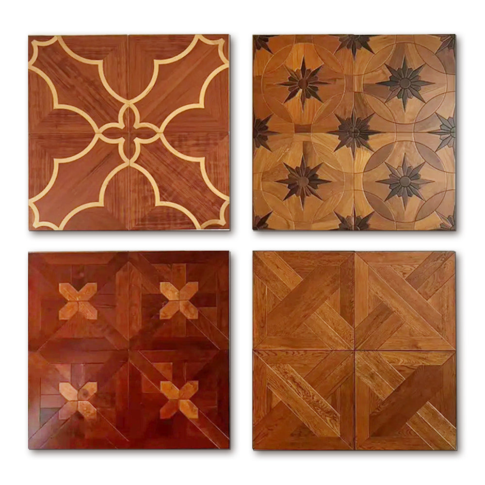 ENF&B1 Certified Luxury Versailles Palace Style Solid Rosewood Art Parquet Environmentally Engineered Outdoor Exterior Basement
