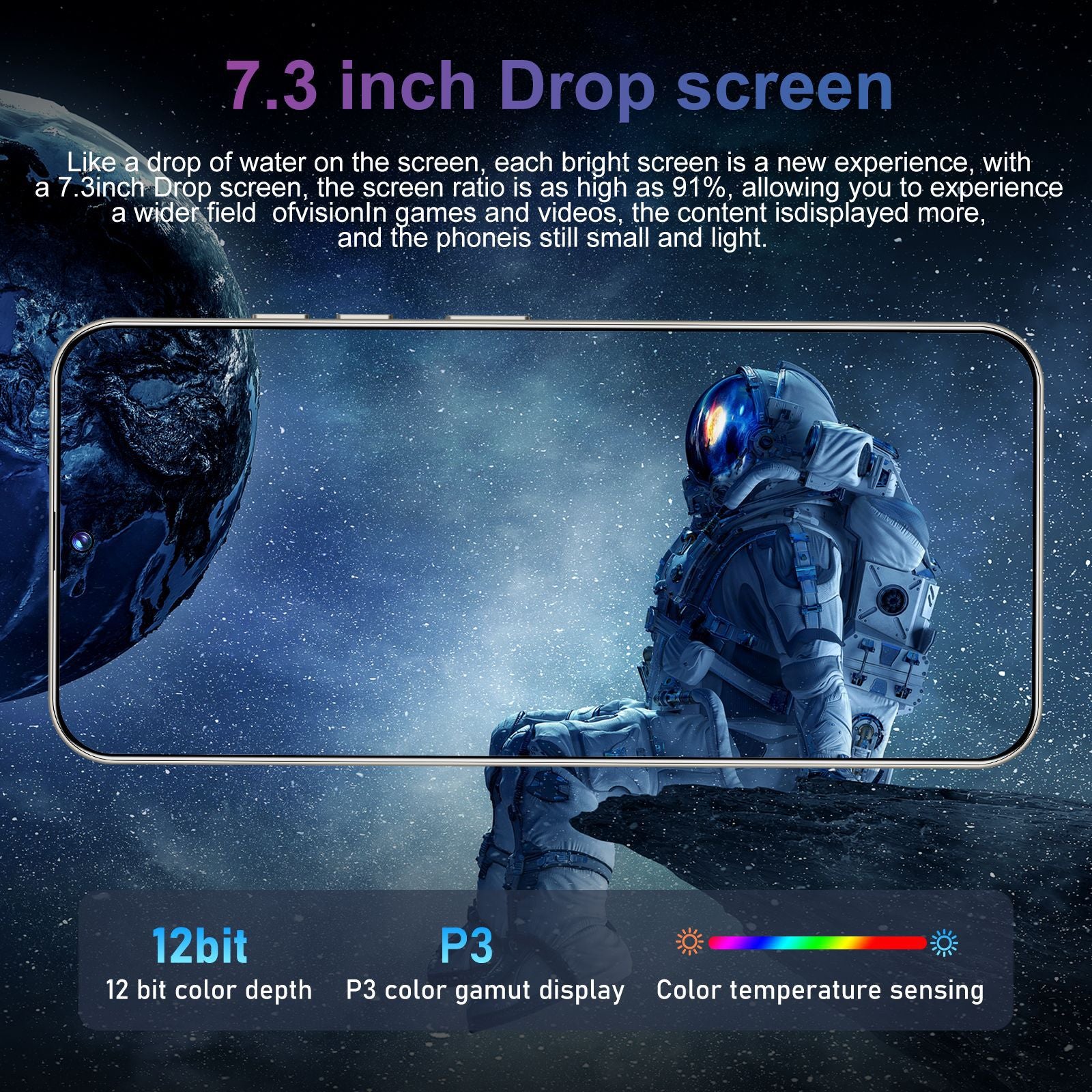New Hot M6 PRO7.3Inch16+1T Android All-in-One Smartphone Source Available