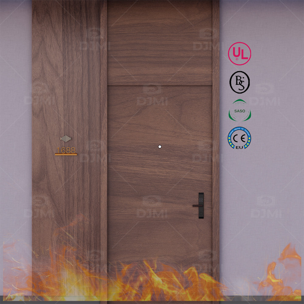 Professional in Custom High Quality Door for Hotel Room Fireproof Hotel Room Door Fire Rated Hotel Door