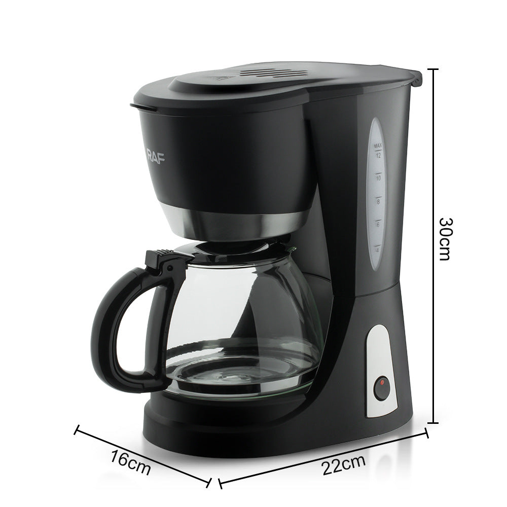 RAF European Standard Household Coffee Machine Fully Automatic Small American Drip Coffee Pot Kitchen Appliance