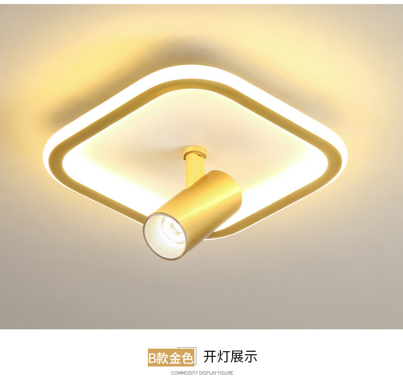 Aisle Light with Spotlight Corridor Light Entryway Staircase Cloakroom Balcony Light Luxury Internet Celebrity Ceiling Light led