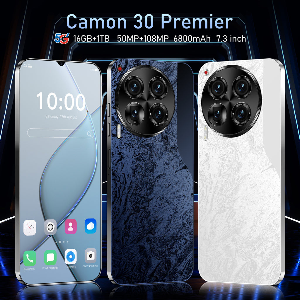 Smartphone Camon30 16+1T Android Phone7.3Inch Large Screen Shopee Compatible