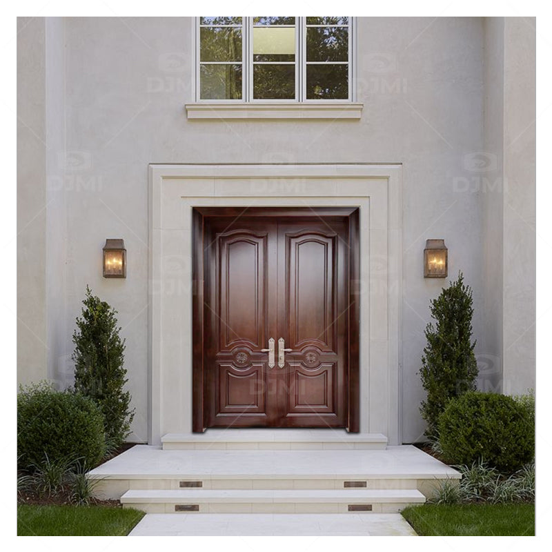 The Latest Modern Interior Room Popular Sales Fireproof Customized Design Solid Wooden Doors