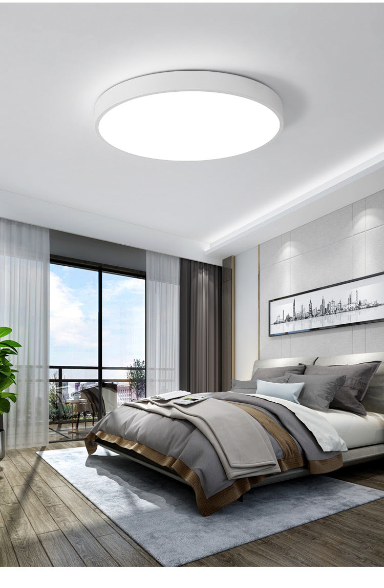 led Round Bedroom Living Room Lamp Nordic Modern Simple Room Corridor Lamp Macaron Ceiling Lamp