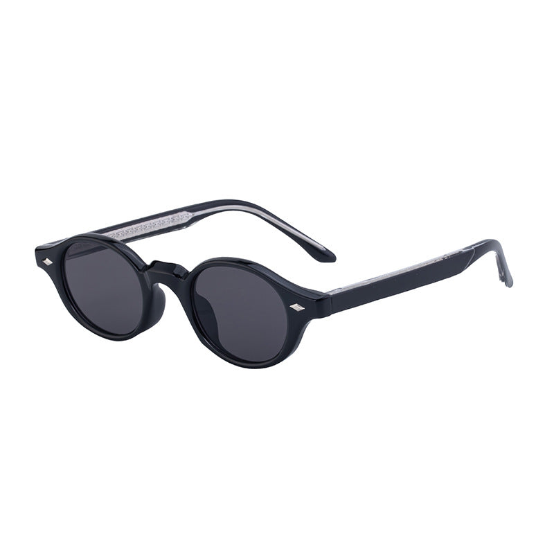 2025New European and American Round Small Frame Sunglasses for Women, Simple and Stylish Sun Protection Sunglasses for Women Wholesale shades