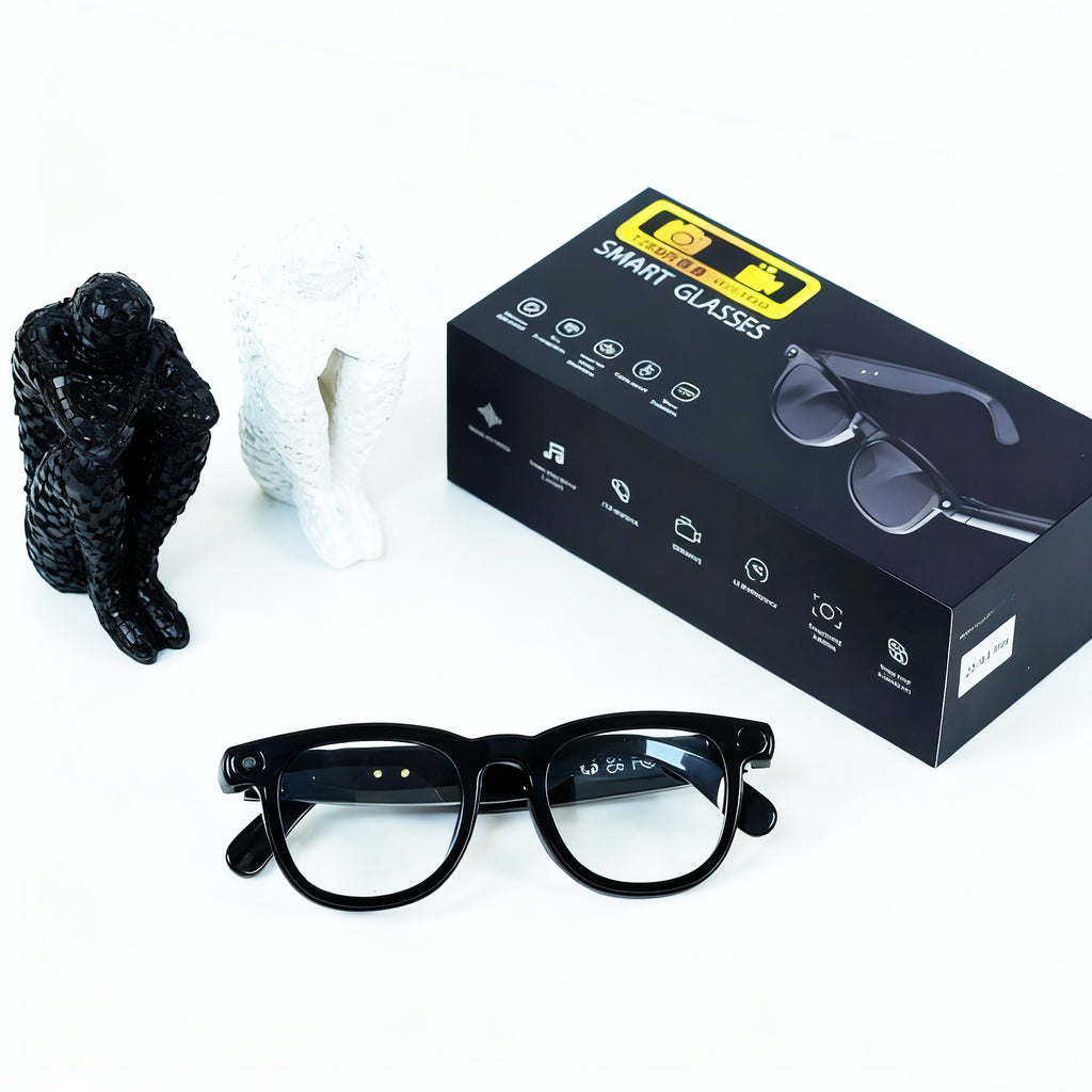 JS01 Pro Smart Glasses1200100 Megapixel Camera AI Simultaneous Translation Character Recognition Anti-Shake Video Recording Audio Recording