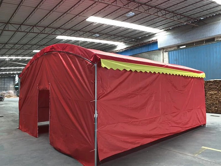 Outdoor Sunshade Shelter Sun Protection Waterproof Home Parking Shed Food Stall Rural Wedding Celebration Mobile Banquet Tent