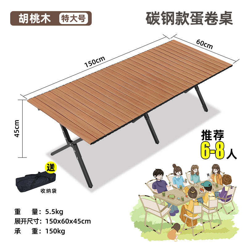 Outdoor Folding Chair Army Green Kermit Chair Reinforced Portable Camping Chair Fishing Stall Egg Roll Table and Chair Set