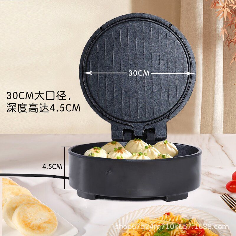 Wanlida New Electric Griddle for Home Use, Double-Sided, Multi-Functional, Deepened and Enlarged, Can Fry and Roast, Grilling Machine, Griddle Pan