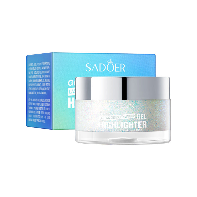 Colorful Highlight Gel SADOER Increase Facial Highlight Makeup Gel Cross-Border Wholesale