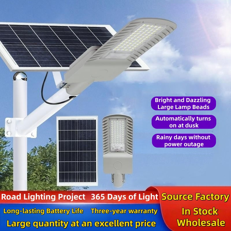 Solar Light Outdoor Garden Light IP65 Waterproof Square Factory Community 4000W 5000W 6000W LED Solar Street Light