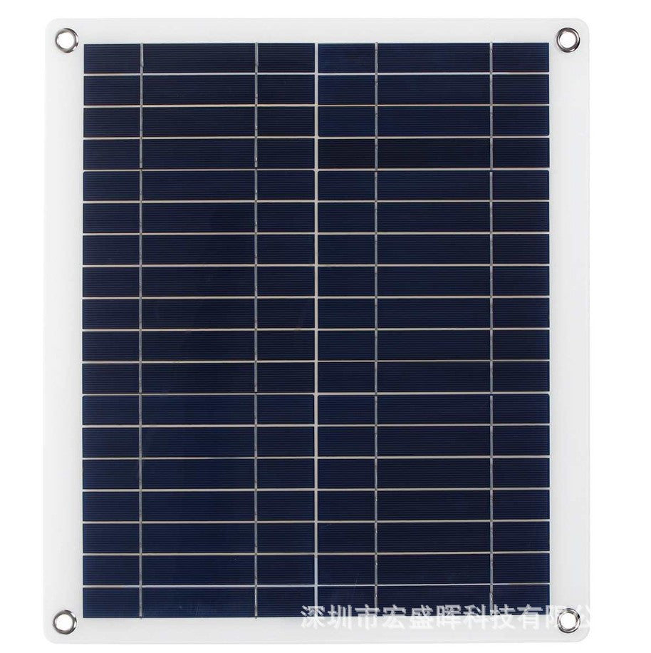30W 18V High Efficiency Mini Solar Panel Flexible Voltage Polycrystalline Silicon Portable Battery Charging System