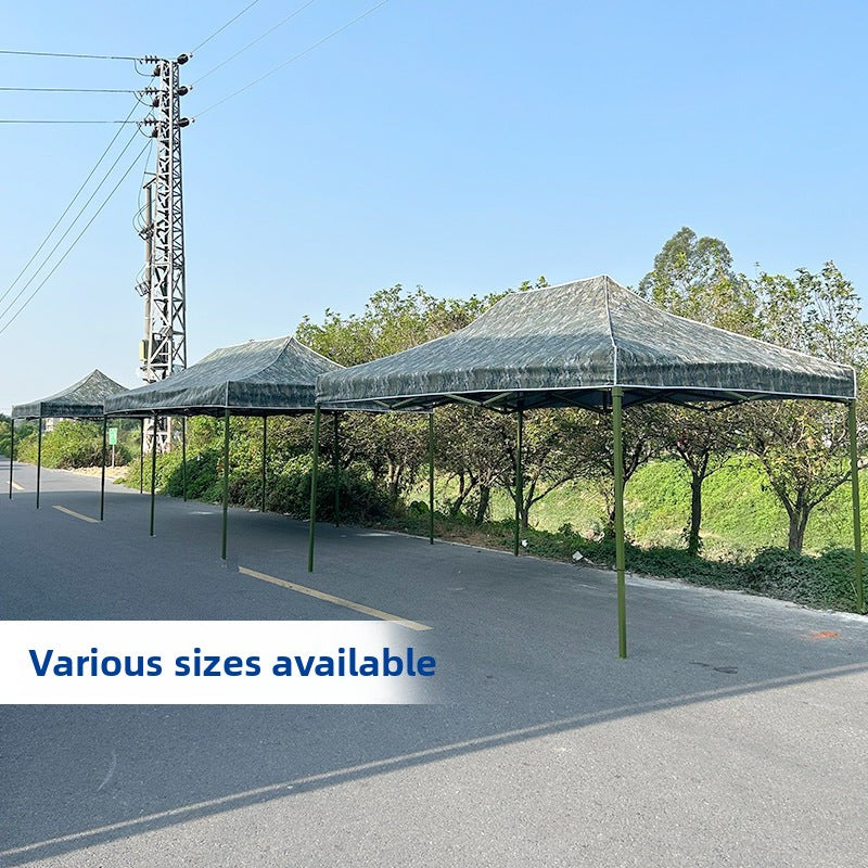 21Ink Wash Pattern Camouflage Tent Outdoor Mobile Parking Shed Exhibition Advertising Promotion Exhibition Four-Corner Sunshade Shed