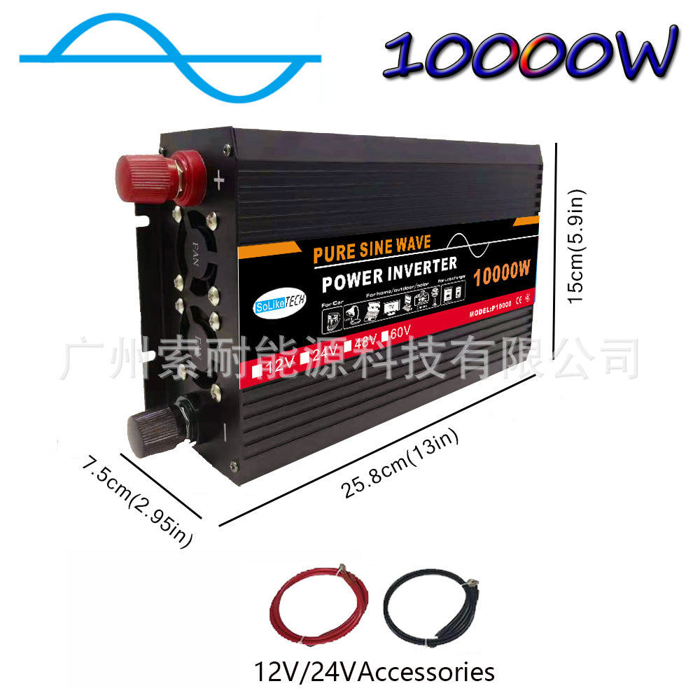 Automotive Pure Sine Wave Inverter500W Car Adapter Converter12V24V48V60V Turn110V220V