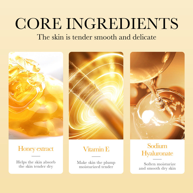 BIOAOUA Vitamin E Honey Mask Hydrating Moisturizing Repair Brightening Mask Wholesale 10 Pieces